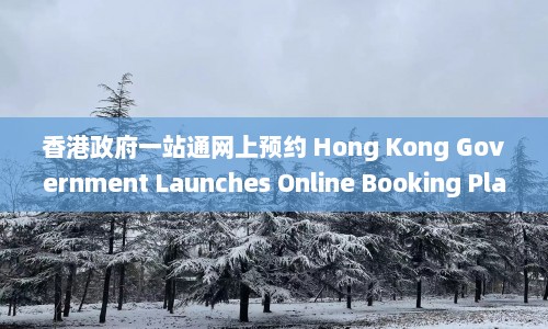 香港政府一站通网上预约 Hong Kong Government Launches Online Booking Platform for Public Services  第1张