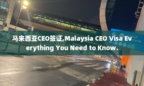 马来西亚CEO签证,Malaysia CEO Visa Everything You Need to Know.