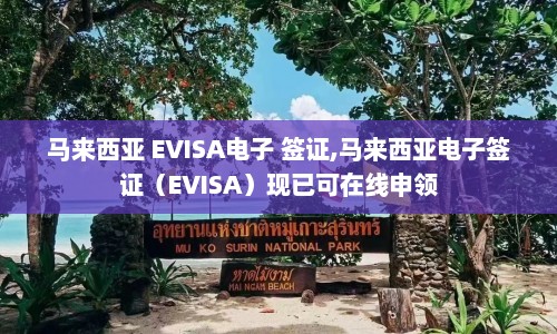 马来西亚 EVISA电子 签证,马来西亚电子签证（EVISA）现已可在线申领