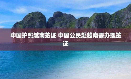 中国护照越南签证 中国公民赴越南需办理签证  第1张