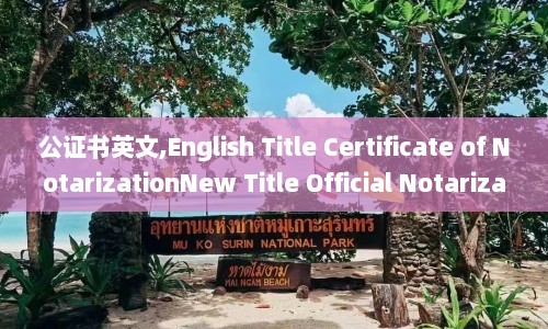 公证书英文,English Title Certificate of NotarizationNew Official Notarization  第1张