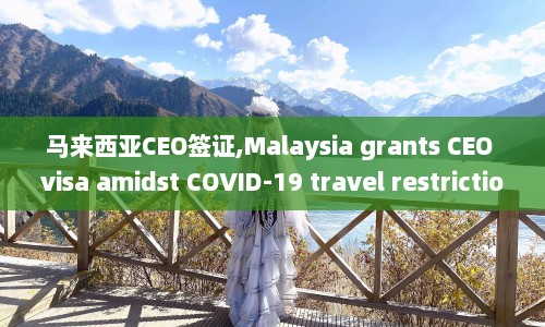 马来西亚CEO签证,Malaysia grants CEO visa amidst COVID-19 travel restrictions.