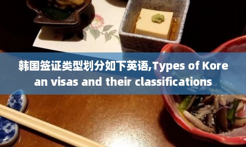 韩国签证类型划分如下英语,Types of Korean visas and their classifications