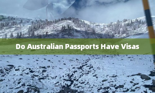 Do Australian Passports Have Visas