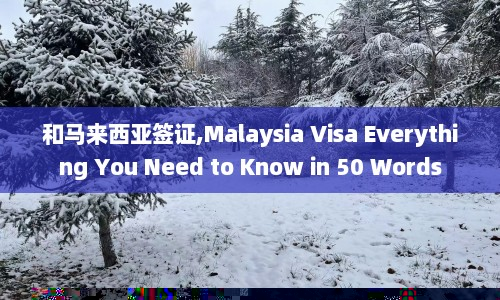 和马来西亚签证,Malaysia Visa Everything You Need to Know in 50 Words  第1张