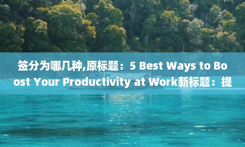 签分为哪几种,原标题：5 Best Ways to Boost Your Productivity at Work新标题：提高工作效率的5个最佳方法