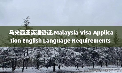 马来西亚英语签证,Malaysia Visa Application English Language Requirements You Need to Know.  第1张