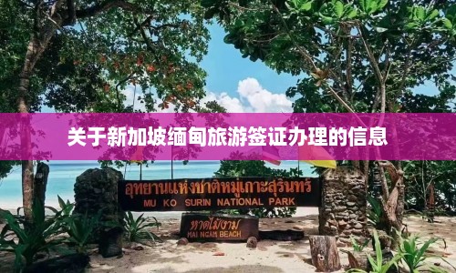 关于新加坡缅甸旅游签证办理的信息