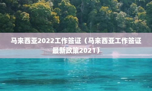 马来西亚2022工作签证（马来西亚工作签证最新政策2021）  第1张